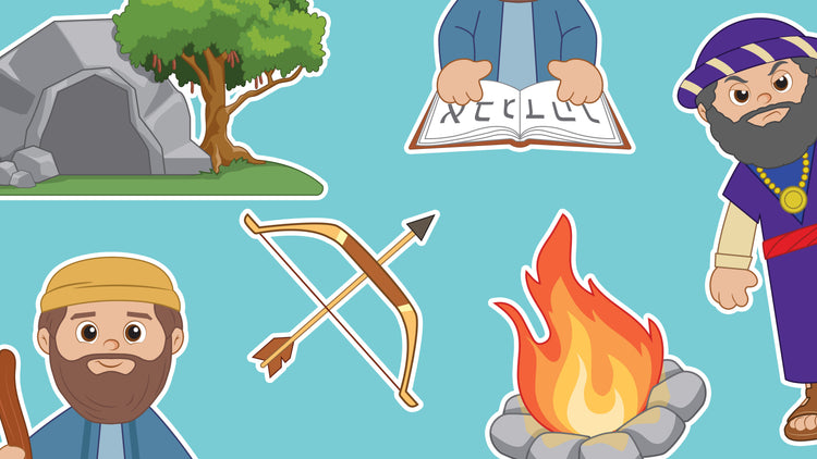 Celebrate Lag Ba'omer with these unique puppets and props featuring Rabbi Akiva and Rabbi Shimon Bar Yochai