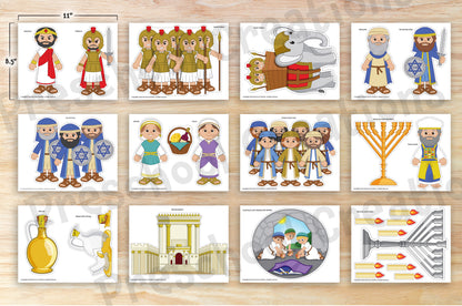 Chanukah puppets, props, and wall decor! Make your hannukah curriculum interactive with these fun Chanuka props, puppets, and wall decor. Perfect for your home or early education and preschool classroom. Enhance your Channukah lessons with these adorable Hanukah puppets, props and wall decor!!