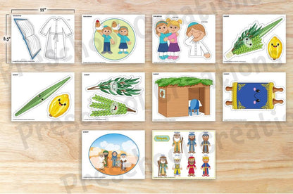 Adorable puppets to enhance your preschool classroom. Full curriculum to teach about High Holidays, Yomim Noraim, Rosh Hashanah, Jewish New Year, Yom Kippur, Sukkot, Sukkos, Simchat Torah, Simchas Torah